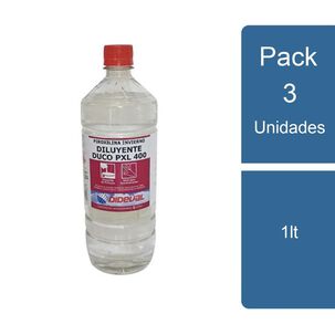 Pack 3 Diluyente Duco Invierno 1lt Dideval